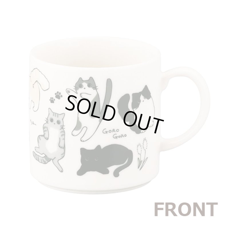 画像2: 日本製 MEOW！MEOW！（ミャオミャオ）マグカップ（猫集合） (2)