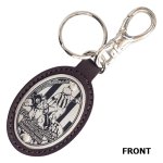 画像2: ウインカーネリアン 皮革キーホルダー  (2)