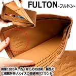 画像6: FULTON フルトンイタリアンレザーL-ZIPスリムウォレット (6)