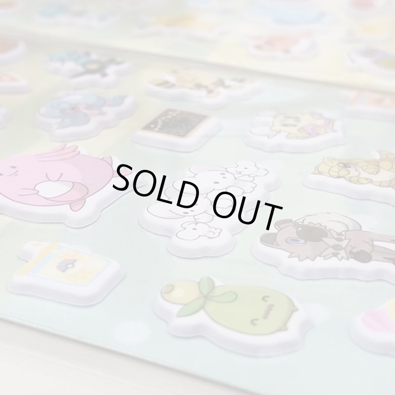 画像9: たまごっち＆ポケモン キャラ♡きゅんプチプチシール8枚セット (9)