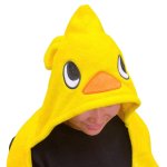 画像5: チキンラーメンひよこちゃんフード付きバスタオル (5)