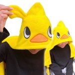 画像6: チキンラーメンひよこちゃんフード付きバスタオル (6)