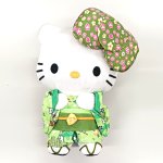 画像2: ビッグリボンはろうきてぃ 和装ちりめんぬいぐるみM抹茶Ver. (2)