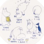 画像8: ムーミンAREKORE ムーミン豆皿2柄セット (8)