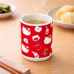 画像2: 日本製 HelloKitty 寿司湯呑 IRODORI (2)