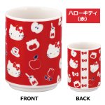 画像8: 日本製 HelloKitty 寿司湯呑 IRODORI (8)