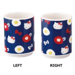 画像5: 日本製 HelloKitty 寿司湯呑 IRODORI (5)