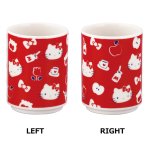 画像9: 日本製 HelloKitty 寿司湯呑 IRODORI (9)