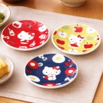 画像2: 日本製 HelloKitty 豆皿3柄セット IRODORI (2)