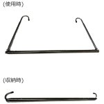 画像3: ステンレス製 伸縮サブハンガー (3)