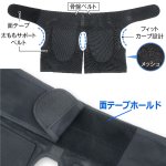 画像6: 送料無料！整体師が考案した坐骨 ざこつ サポートパッド付き新ケアサポーター (6)
