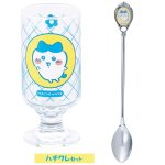 画像7: 日本製【ちいかわ】台付シュワシュワソーダグラス＆ソーダスプーンセット (7)