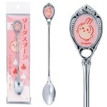 画像14: 日本製【ちいかわ】台付シュワシュワソーダグラス＆ソーダスプーンセット (14)