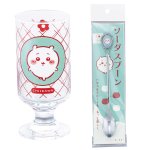 画像16: 日本製【ちいかわ】台付シュワシュワソーダグラス＆ソーダスプーンセット (16)