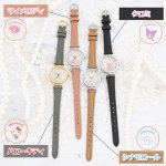 画像2: 正規ライセンシー商品 サンリオキャラクターズ腕時計アンティーク風 (2)