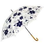画像13: 晴雨兼用 百花涼藍 ひゃっかりょうらん 長傘 遮光コーティングVer (13)