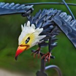 画像5: 農作物保護 鳥獣対策 ガーデニング装飾 「風で動く鷲のオーナメント」 (5)