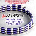 画像2: コンディショニングアクセサリー コアフォースループ バイオレット×SUS50 (2)