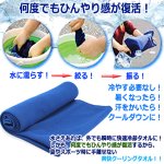 画像2: 送料無料 濡らして振るだけで何度でも瞬冷！ボトル入りクールタオル ランダム4点入り (2)