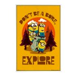 画像5: ミニオンズ DON'T BE BORE, EXPLORE K-1サイズポスター アルミ製フレームセット (5)