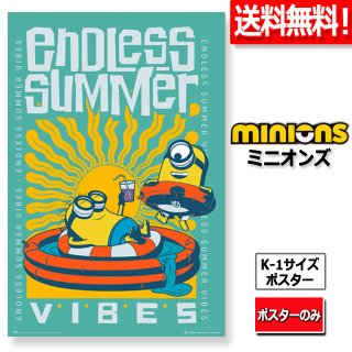 ミニオンズ ENDLESS SUMMER VIBES K-1サイズポスター アルミ製フレーム