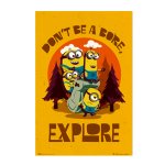 画像5: 送料無料 ミニオンズ DON'T BE BORE, EXPLORE K-1サイズポスター ポスターのみ (5)