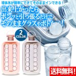 画像1: 送料無料 球体氷が簡単に製氷！直接入れられる！アイスボールメーカー (1)