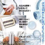 画像6: 送料無料 球体氷が簡単に製氷！直接入れられる！アイスボールメーカー (6)