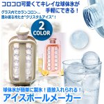 画像9: 送料無料 球体氷が簡単に製氷！直接入れられる！アイスボールメーカー (9)