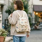 画像2: ハローキティ キルティングバッグパック (2)