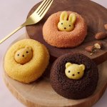 画像2: フォレシピ ちいさな森のドーナツ3個 うさぎBOX入 (2)