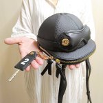 画像3: REIN. ジョッキーヘルメット型 3WAYミニショルダーバッグ 枠順カラーType. (3)