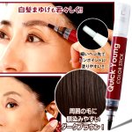 画像7: まゆげ＆生え際の白髪を隠して染めていく！クイックヤングカラースティック ダークブラウン 1点 (7)