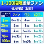 画像4: 熱った肌に-10℃体感冷却ミスト！100段階風量ハンディーファン (4)