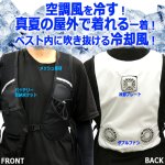 画像2: 吹き込む最強アイスエアー！冷却プレート搭載空調ベスト (2)