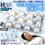 画像1: まさに脳を冷やして熟睡！冷蔵庫不要！そのままひんやり北極まくら (1)