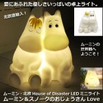 画像1: ムーミン・北欧House of Disaster LEDミニライト　ムーミン＆スノークのおじょうさんLove (1)