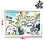 画像2: 映画ちいかわ 人魚の島のひみつ ジグソーパズル300ピース 島へようこそ 木製フレームセット (2)