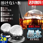 画像1: 送料無料 溶けない氷で長時間冷たさキープ！ステンレスアイスボール 2個 (1)