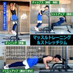 画像6: 送料無料 マッスルトレーニング＆ストレッチジム (6)