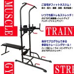 画像2: 送料無料 マッスルトレーニング＆ストレッチジム (2)