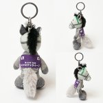 画像3: NICI(ニキ)ダービーフレンズ キーリング「メジロマックイーン」 (3)