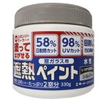 画像9: DIY暮らし改善 塗ってはがせる！しっかり目隠し窓ガラス用遮熱ペイント330g  (9)