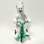 画像8: とぼけ顔のシロとグレ おさんぽUMAさん三輪車で今日も出発！ (8)