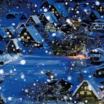 画像4: 日本の風景ジグソー「冬の白川郷」1000Pフレームセット (4)