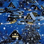 画像3: 日本の風景ジグソー「冬の白川郷」1000Pフレームセット (3)