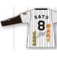 B．佐藤選手／背番号８