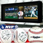 画像8: 世界限定品 LAドジャースV2＆大谷翔平選手2025MVP受賞アニバーサリー チームサイン入りボール豪華額装コレクション (8)