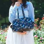 画像5: ディズニー公式ウィンターコレクション パターンボストン (5)