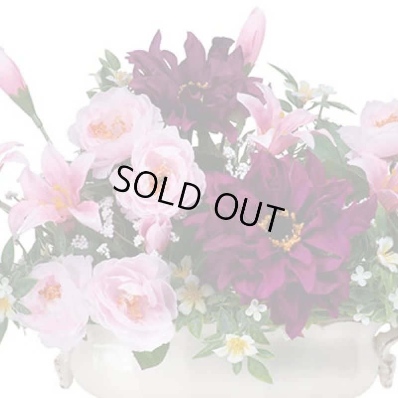 画像2: 光触媒フラワーアレンジ「ロマネスクワイン」 ( インテリアフラワー,造花,人工観葉植物,新築祝い,開店祝い,記念日.ギフト) (2)